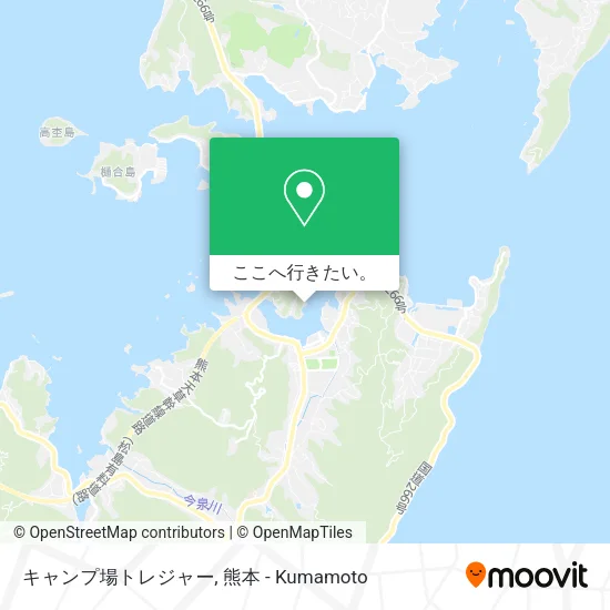 キャンプ場トレジャー地図