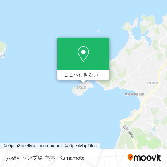 八福キャンプ場地図