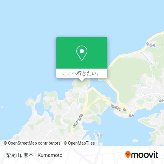 柴尾山地図