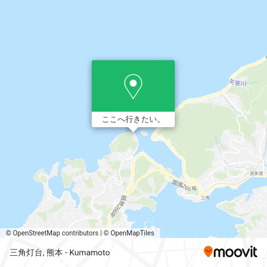 三角灯台地図