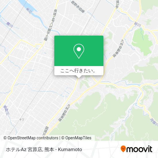 ホテルAz 宮原店地図