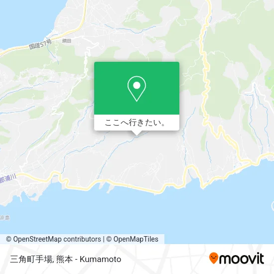 三角町手場地図