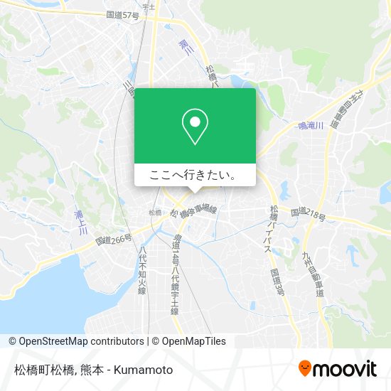 松橋町松橋地図