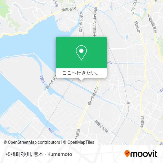 松橋町砂川地図