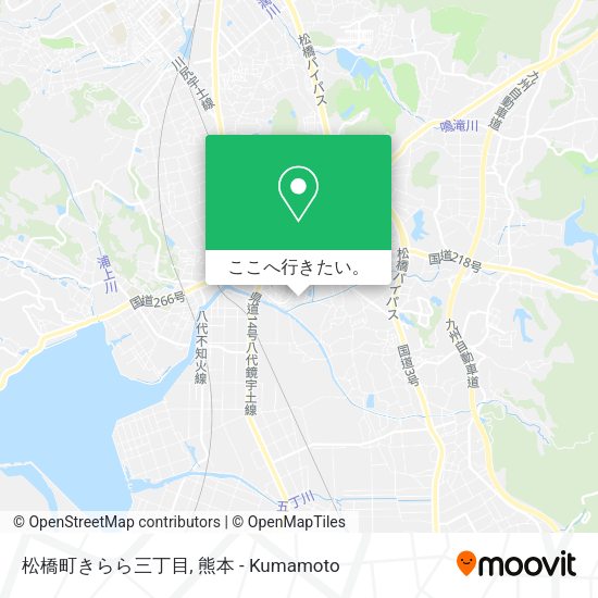 松橋町きらら三丁目地図