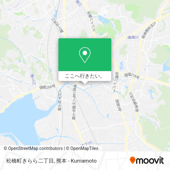 松橋町きらら二丁目地図
