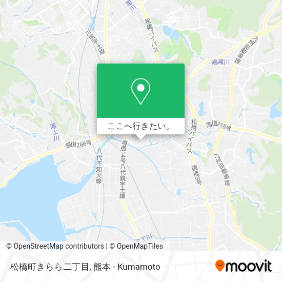 松橋町きらら二丁目地図