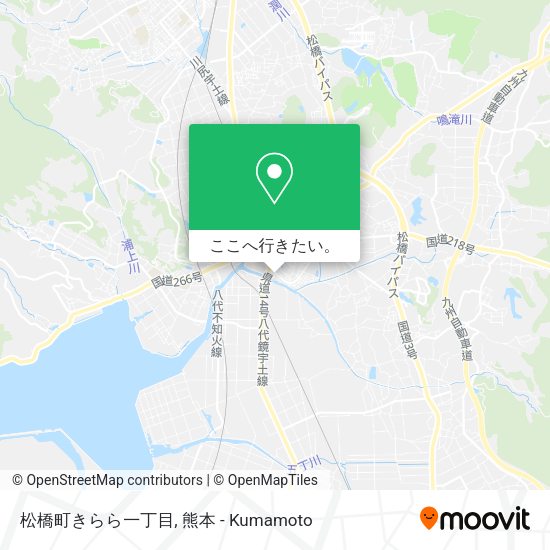 松橋町きらら一丁目地図