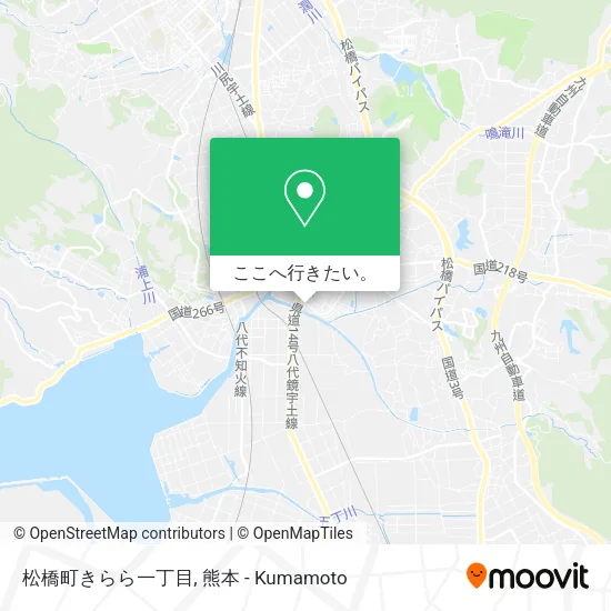 松橋町きらら一丁目地図