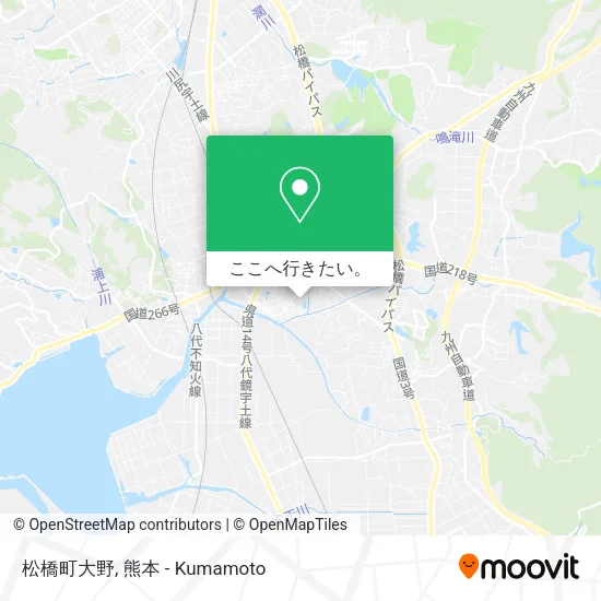 松橋町大野地図