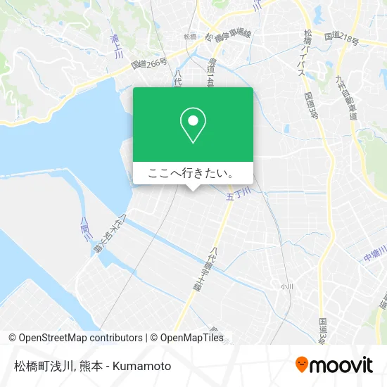 松橋町浅川地図