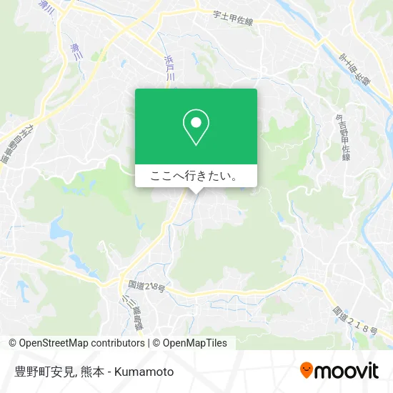豊野町安見地図