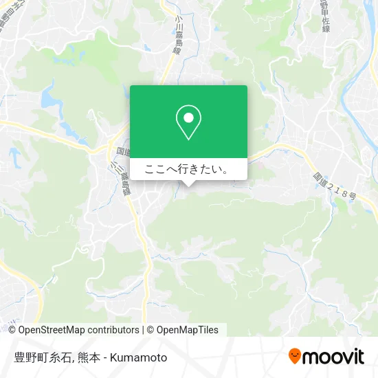 豊野町糸石地図