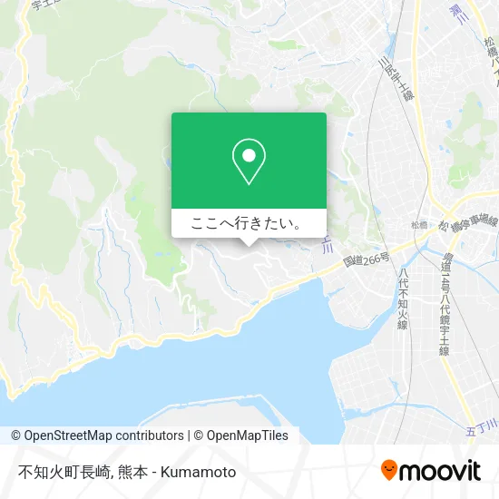 不知火町長崎地図