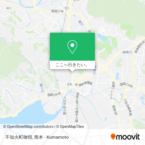 不知火町御領地図