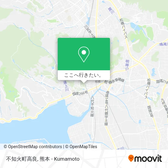 不知火町高良地図
