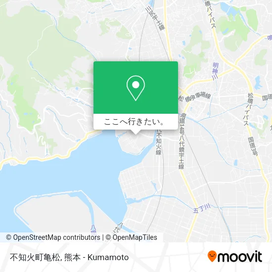 不知火町亀松地図