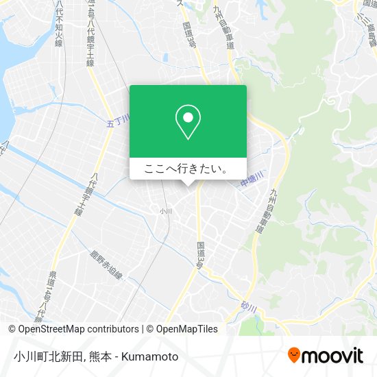 小川町北新田地図