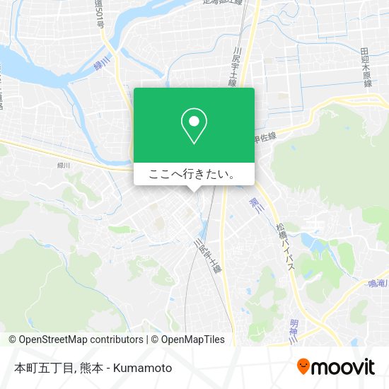 本町五丁目地図