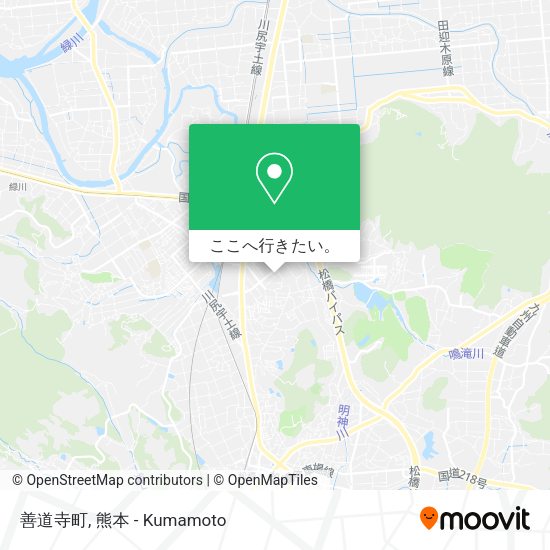 善道寺町地図