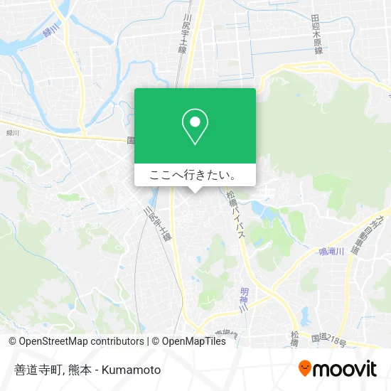 善道寺町地図