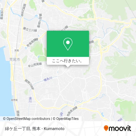 緑ケ丘一丁目地図