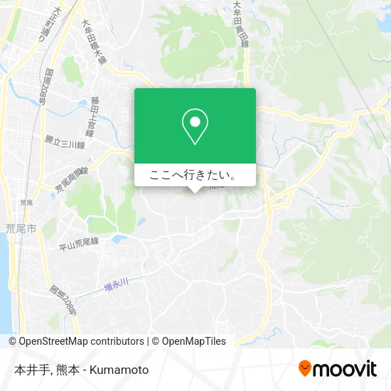 本井手地図