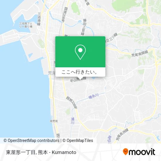 東屋形一丁目地図
