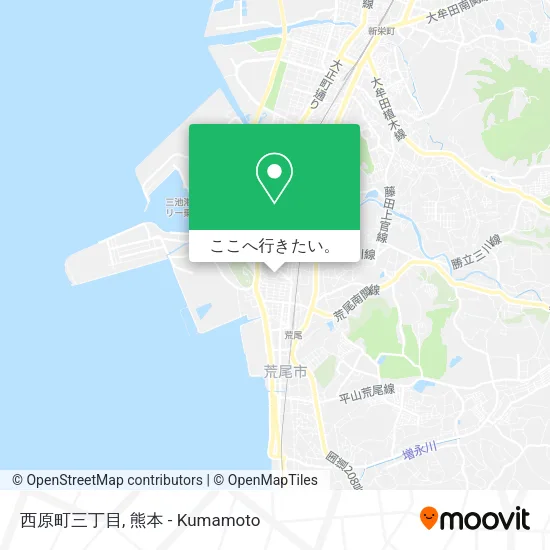 西原町三丁目地図