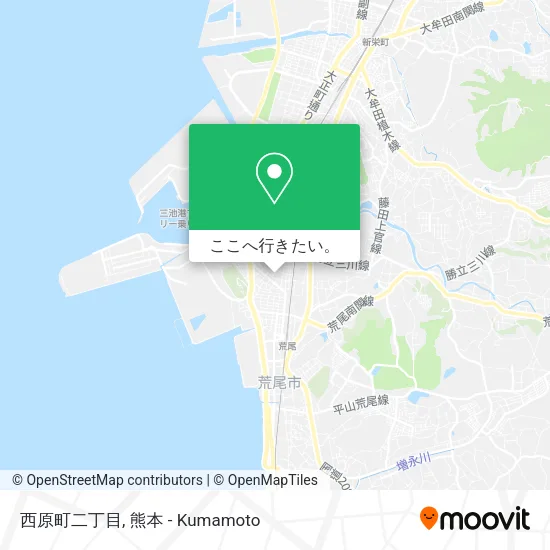 西原町二丁目地図