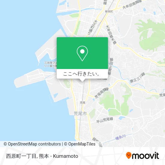 西原町一丁目地図