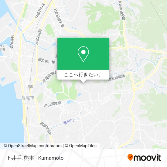 下井手地図