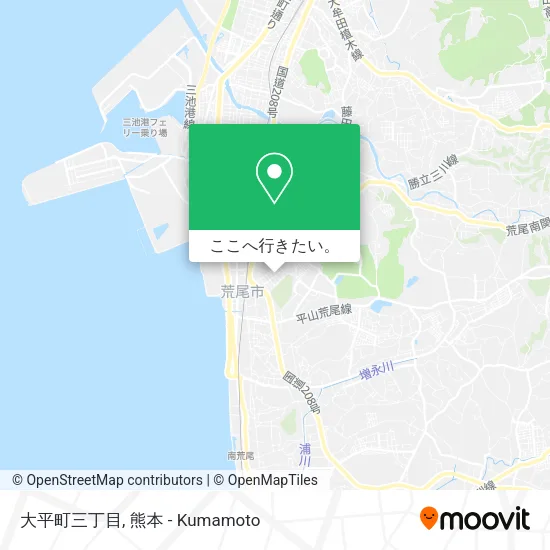 大平町三丁目地図