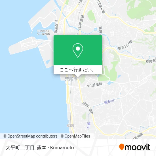 大平町二丁目地図
