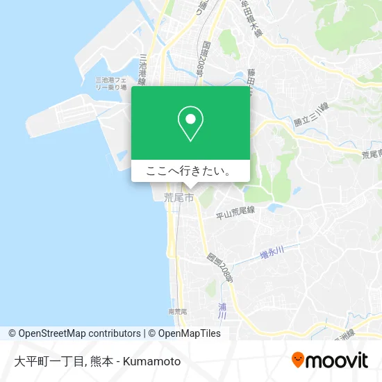 大平町一丁目地図