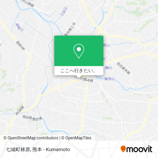 七城町林原地図