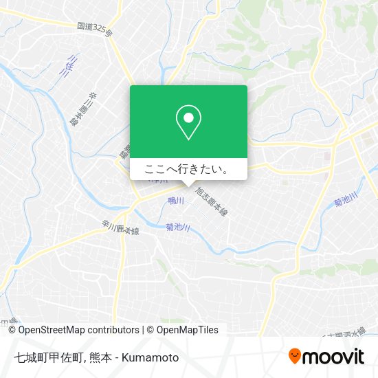 七城町甲佐町地図