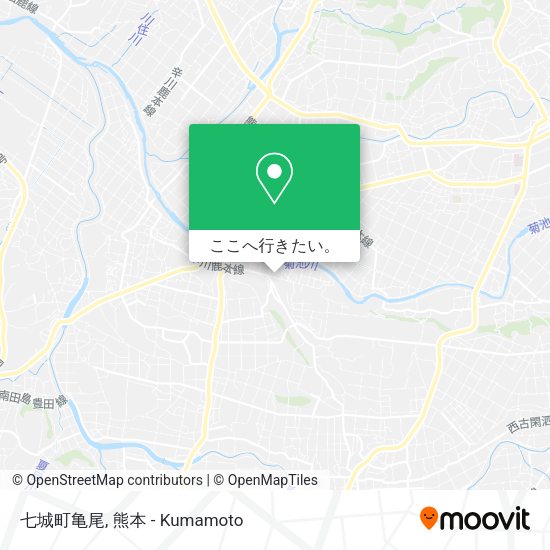 七城町亀尾地図