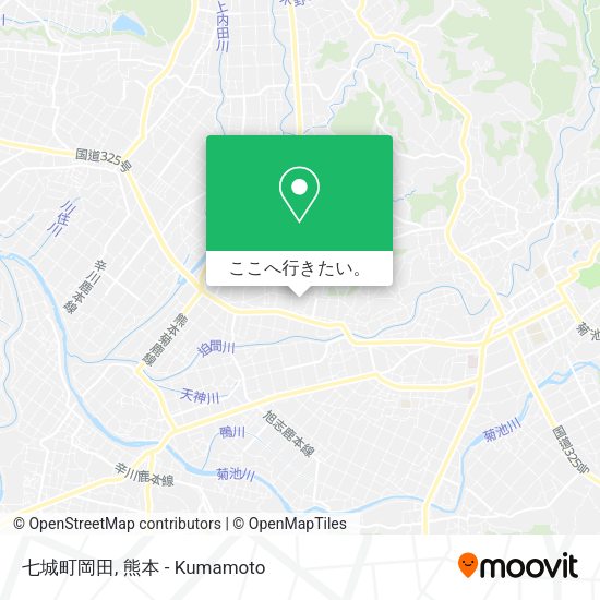 七城町岡田地図