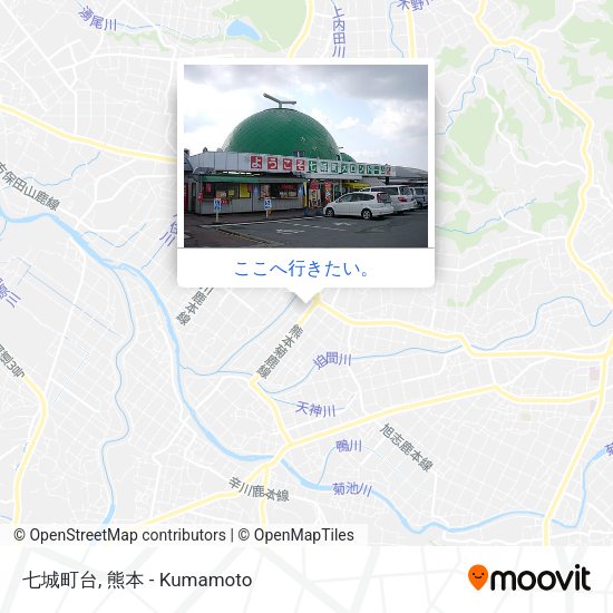 七城町台地図