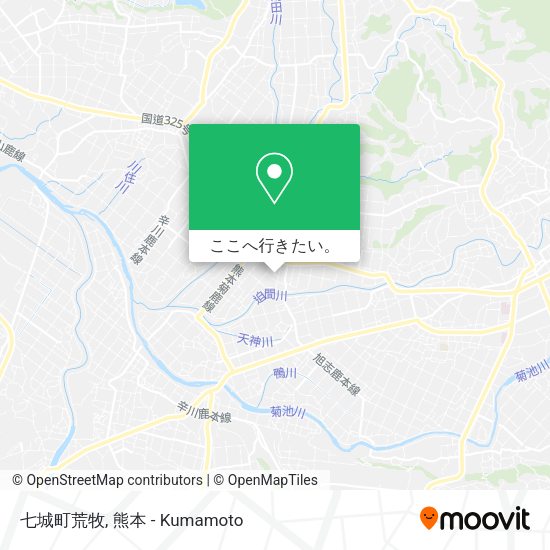 七城町荒牧地図