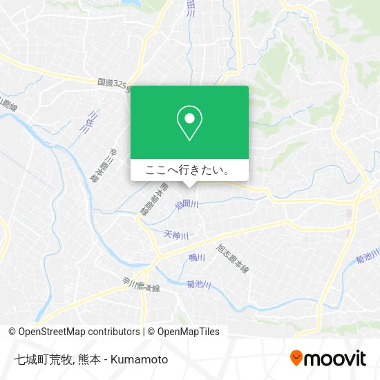 七城町荒牧地図