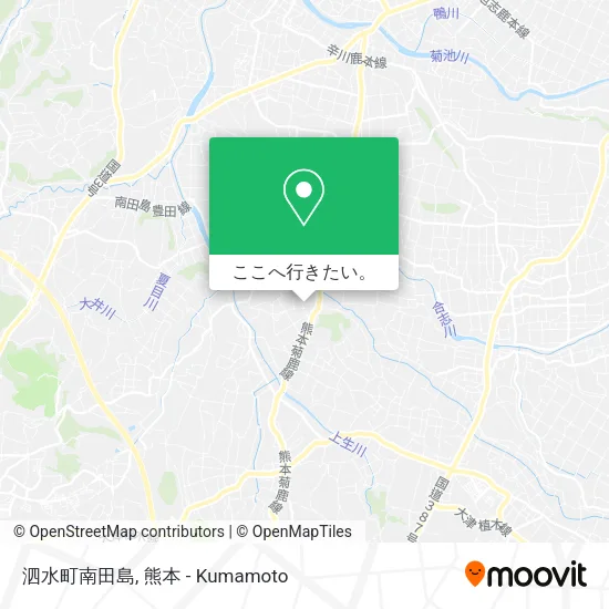 泗水町南田島地図