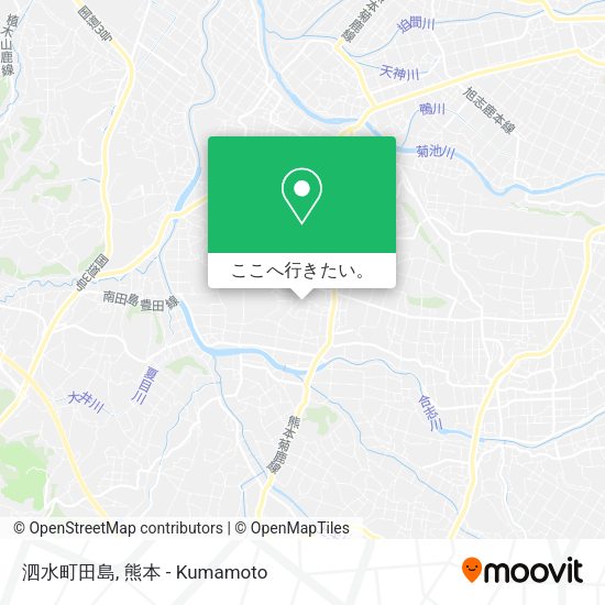 泗水町田島地図