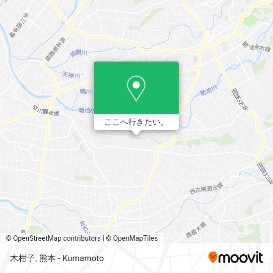 木柑子地図