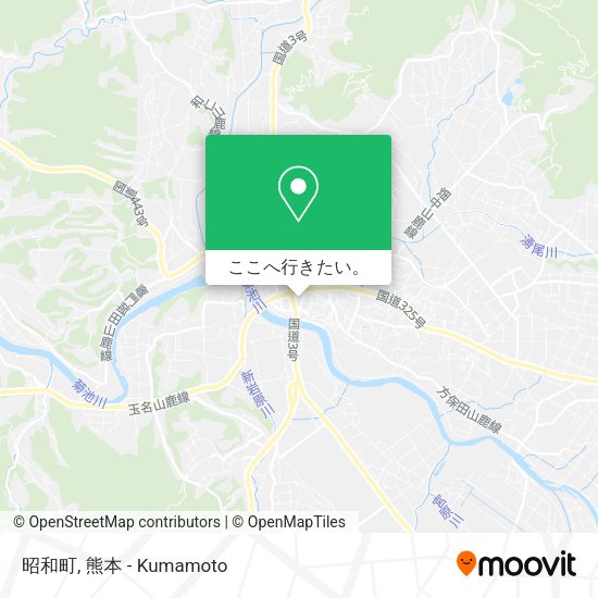 昭和町地図