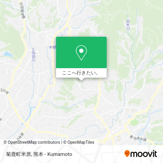菊鹿町米原地図