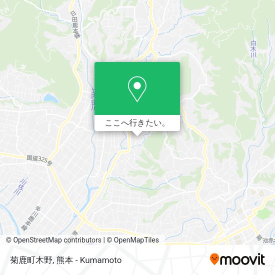 菊鹿町木野地図