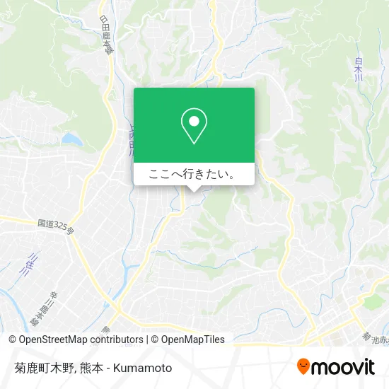 菊鹿町木野地図