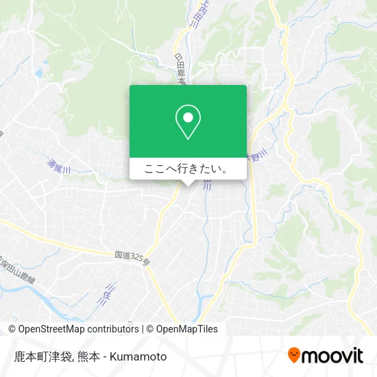 鹿本町津袋地図